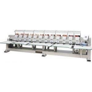 High Speed Mix Taping Cording Flat Embroidery Machine